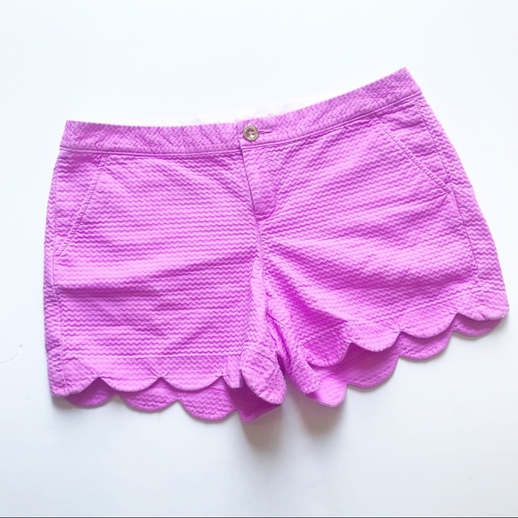 Lilly Pulitzer Pants - SOLD Lilly Pulitzer || Scalloped Buttercup Shorts